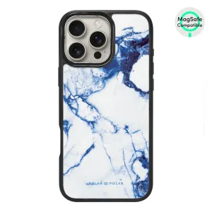 Indigo Vase - iPhone 16 Pro Max Frosted Black Bumper MagSafe Case