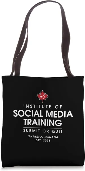 Institute Of Social Media Training Tote Bag