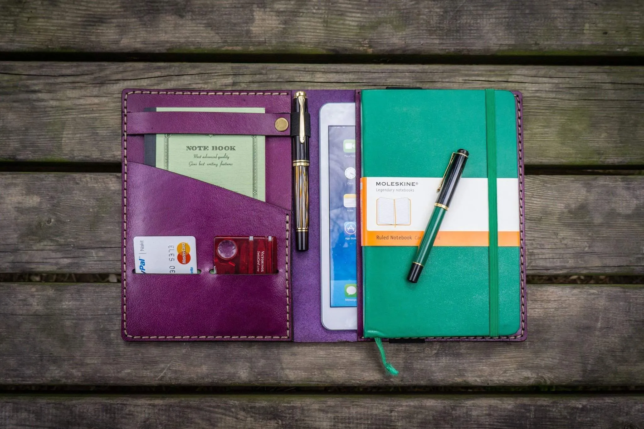 iPad Mini & Large Moleskine Cover - Purple