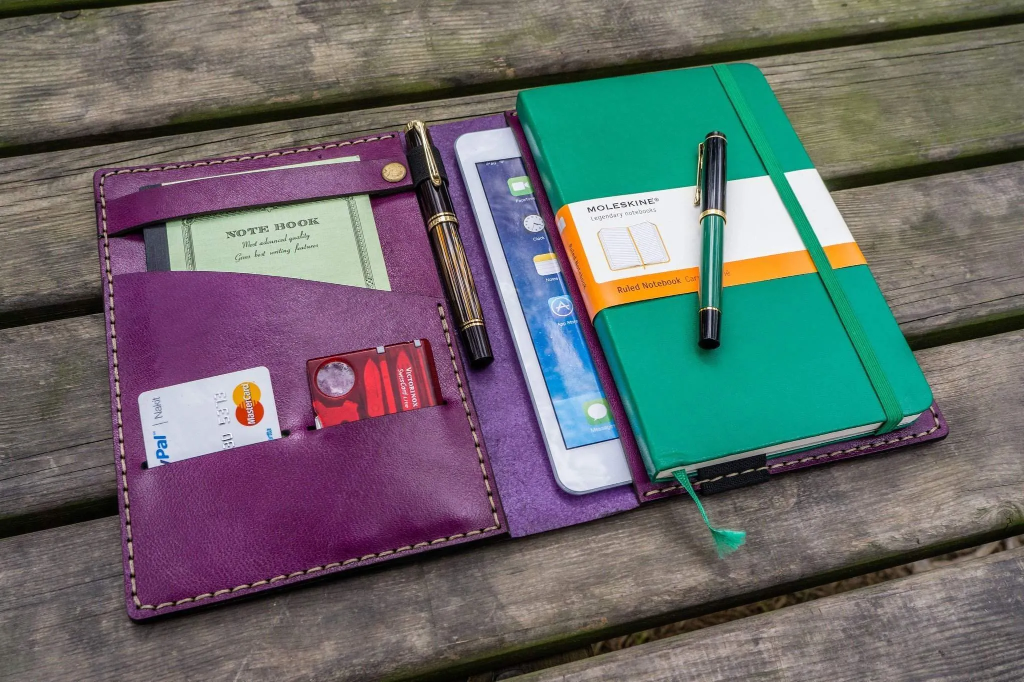 iPad Mini & Large Moleskine Cover - Purple