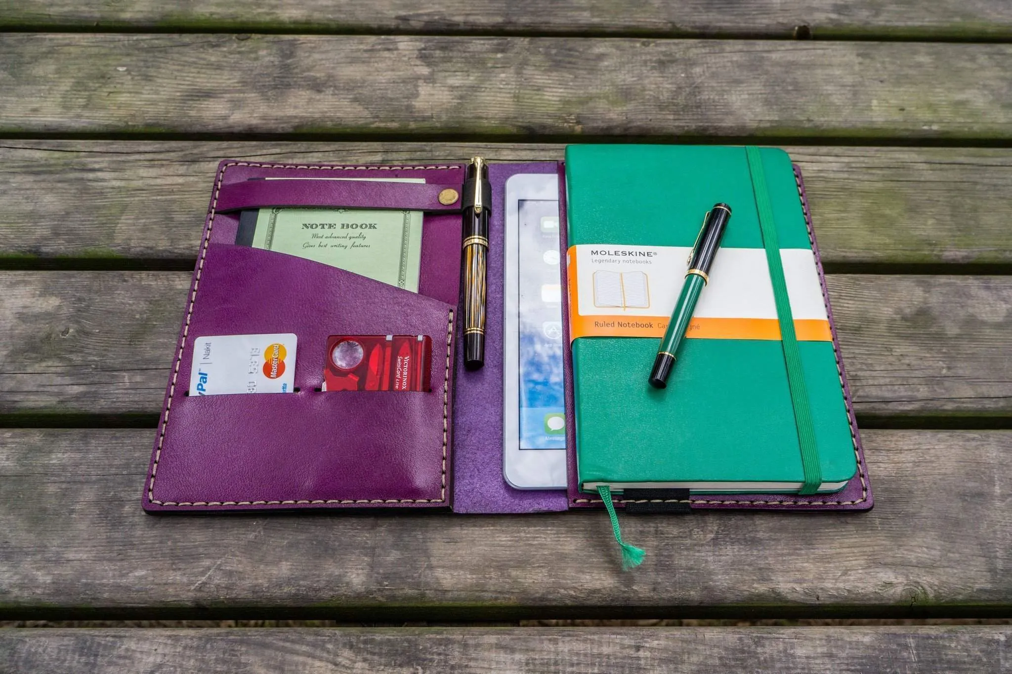 iPad Mini & Large Moleskine Cover - Purple