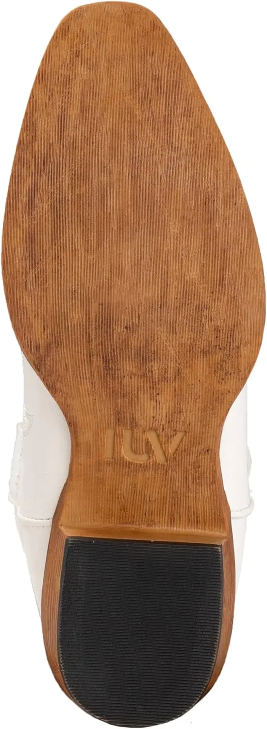 IUV Cowboy Boots For Women Mid Calf Cowgirl Boots Pointy Toe Western Boot