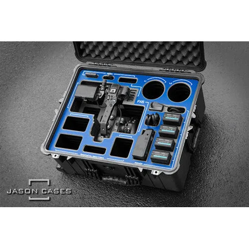 Jason Cases Sony FX6 Case (Blue Overlay)