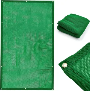 Jenaai Archery Backstop Heavy Duty Archery Back Stop Netting Reinforced Archery Net Accessories (Green,6 x 10 ft)