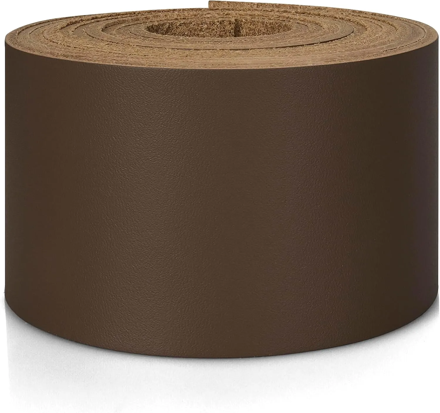 JinRuiKJ Top Grain Leather Strap - 2 Inch Wide 72 Inches Long Brown Leather Strips - Very Suitable for DIY Arts & Craft Projects, Traction Ropes, Bag Straps, Furniture Handles