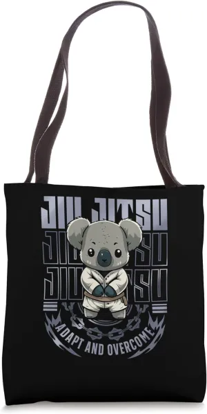 Jiu Jitsu Adapt and Overcome - Grappling BJJ cute Koala Tote Bag