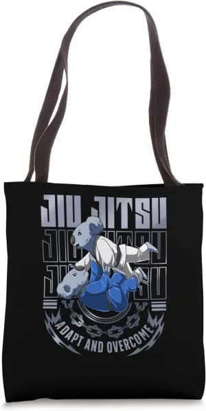 Jiu Jitsu Adapt and Overcome - Grappling BJJ Fighting Koalas Tote Bag