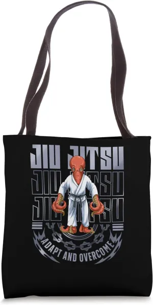 Jiu Jitsu Adapt and Overcome - Grappling BJJ Octopus Tote Bag