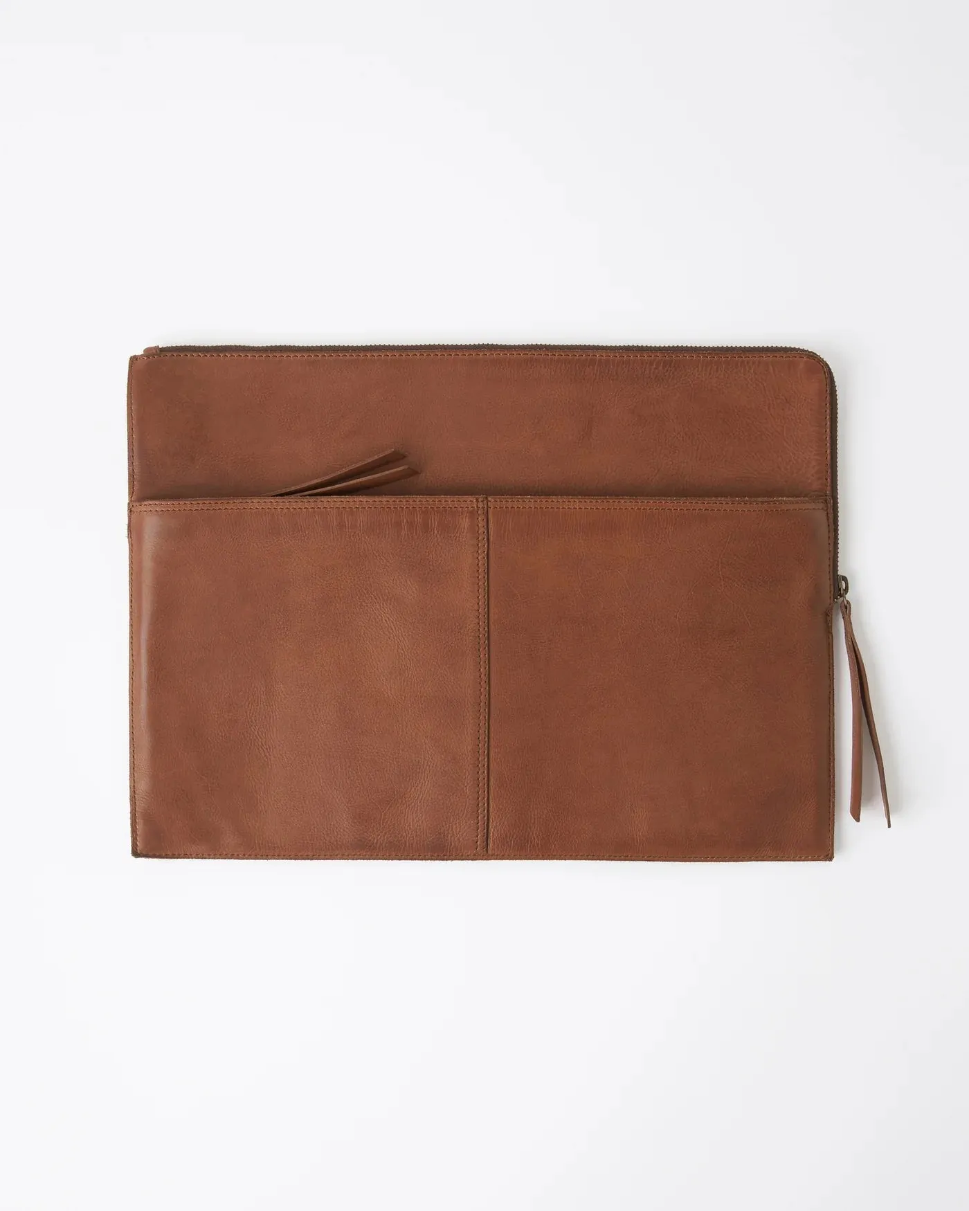 JUJU & Co Leather Laptop Sleeve   Document Holder - 3 colours
