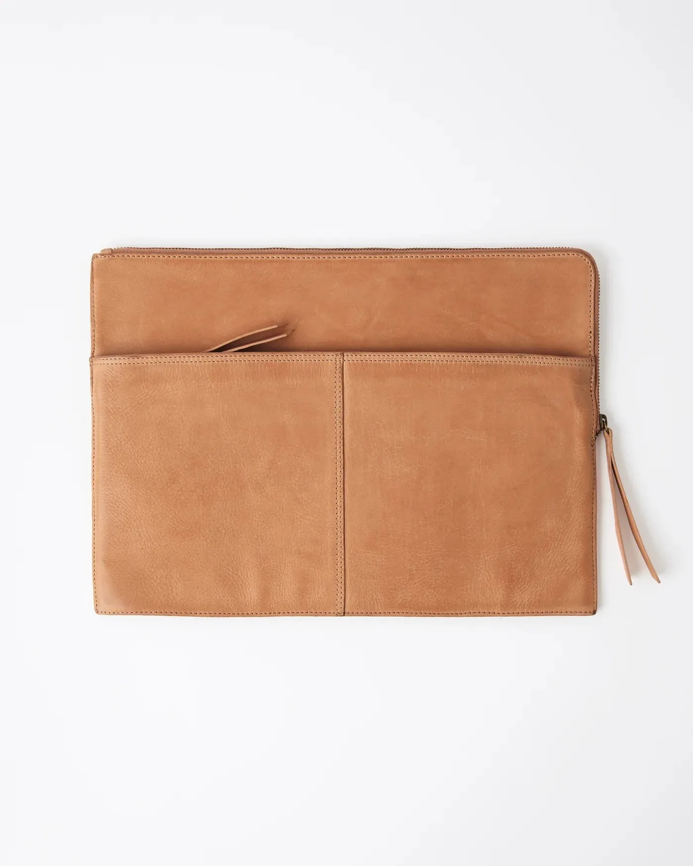 JUJU & Co Leather Laptop Sleeve   Document Holder - 3 colours