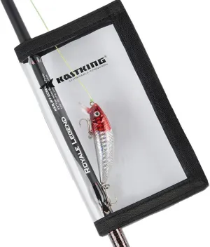 KastKing 4 Pack Lure Wraps, Saltwater Resistant Fishing Gear, Clear PVC, Protects & Organizes Lures, Easy Open & Close