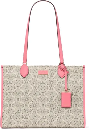 kate spade new york Spade Flower Coated Canvas Large Market Tote, Ruby Citrus Multi