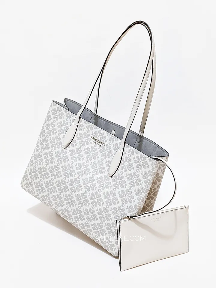 Kate Spade PXR00360 Flower Coated Canvas All Day Large Tote Parchment Multi