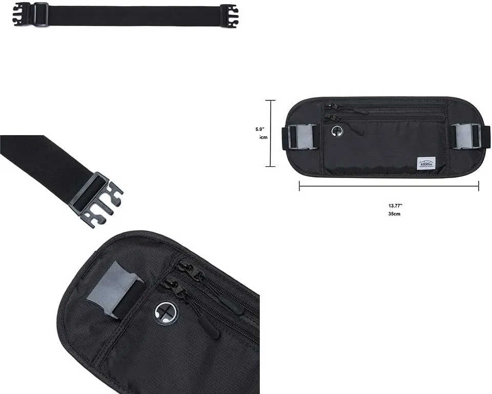 KAUKKO Laptop Outdoor Backpack Traveling Rucksack Fits 15.6 Inch Laptop (0-Black(2PC))