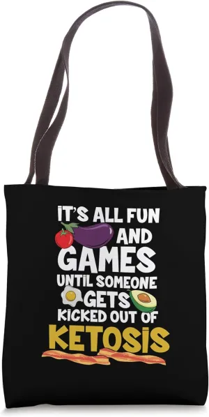 Keto Metabolic Sport Low-Carbs Healthy Weight-loss Diet Tote Bag
