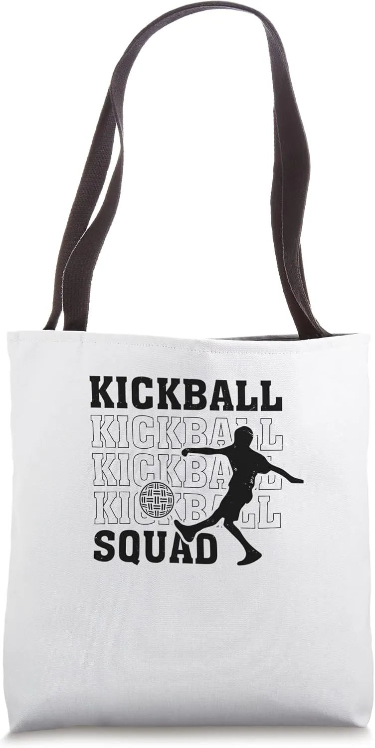 Kickball Squad Team Kickball Player Tote Bag