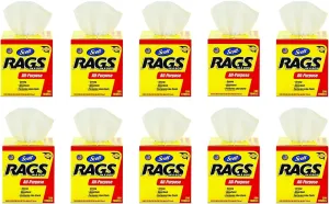 Kimberly-Clark Scott 75260 Rags in a cOLlC Box, White, 10 Boxes of 200 Towels Cpkpz