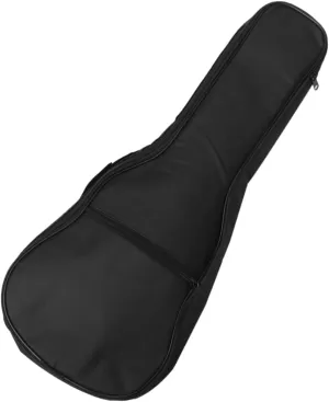 Kisangel Ukulele Bag Padded Carry Case for Acoustic Folk Instruments Double Shoulder Strap Durable Canvas Material for Travel and Outdoor Performances