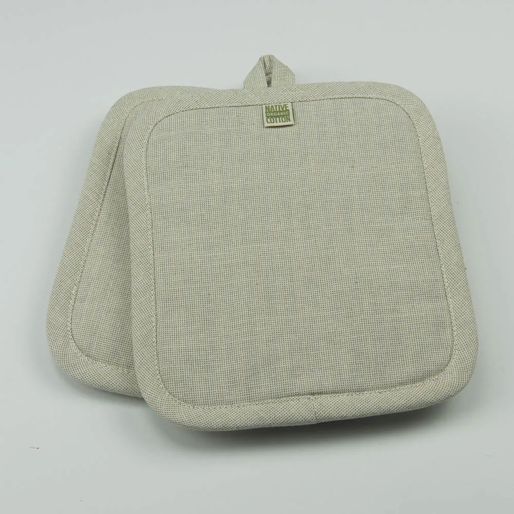 Kitchen Pot Holders - Solid Heather - Set of 2