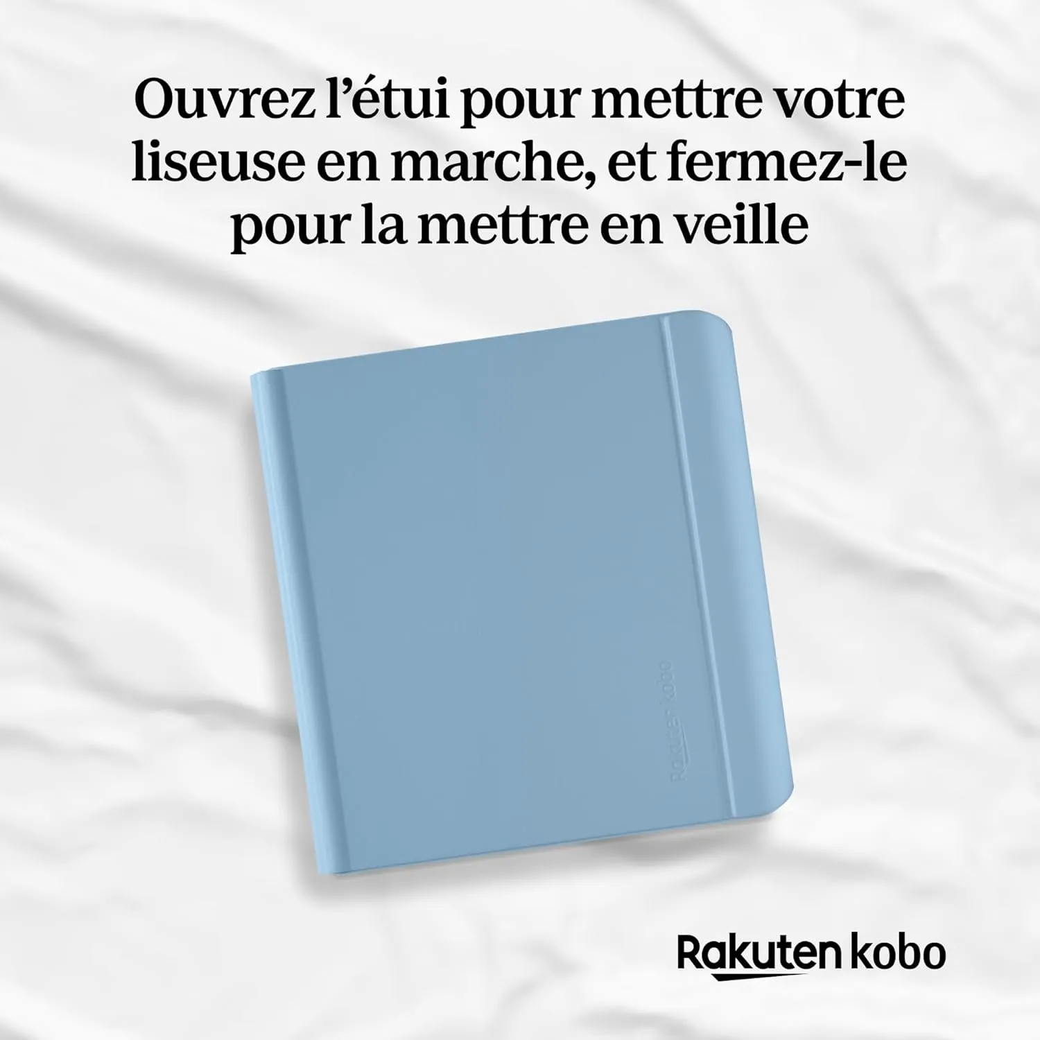 Kobo Libra Colour SleepCover Case | Sand Beige Notebook | Sleep/Wake Technology | Built-in 2-Way Stand | Vegan Leather | Compatible with 7” Kobo Libra Colour eReader