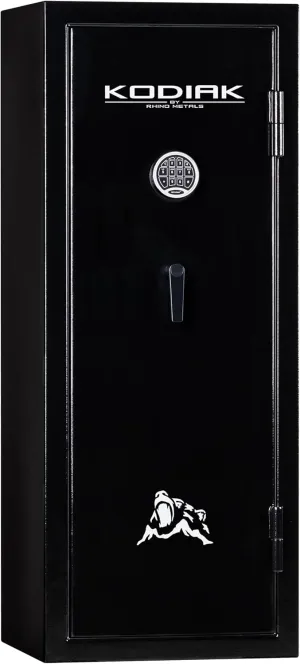 Kodiak Gun Safe for Rifles & Pistols, KBX5522 by Rhino Metals with New SafeX Security System, 35 Long Guns & 2 Pistol Pockets, 30 Minutes Fire Protection, Door Organizer for Handguns & Ammo, 258lbs