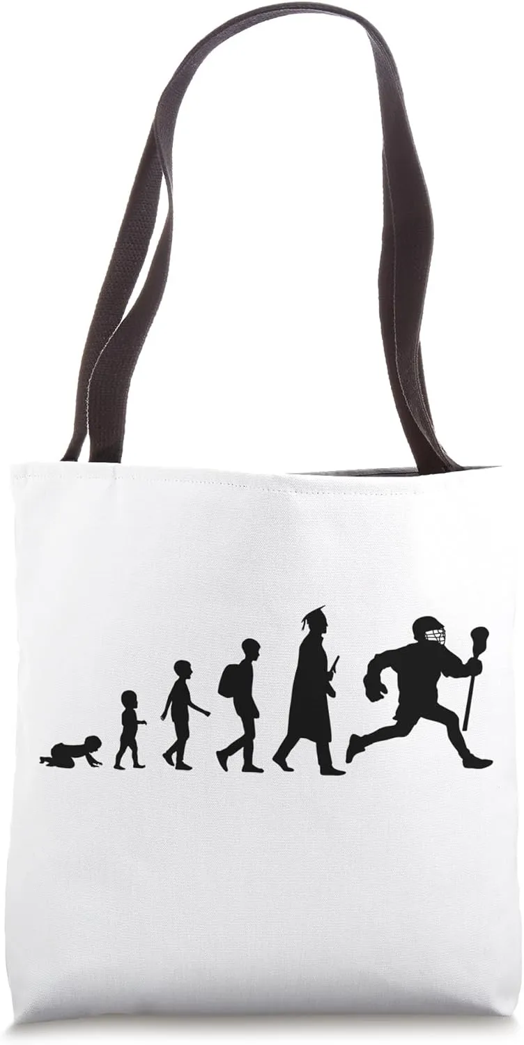 Lacrosse Player Evolution Lacrosse Participant Box Lacrosse Tote Bag