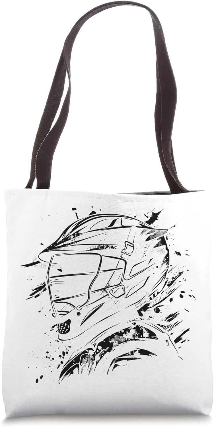 Lacrosse Player Intercrosse Goal Sport Tote Bag