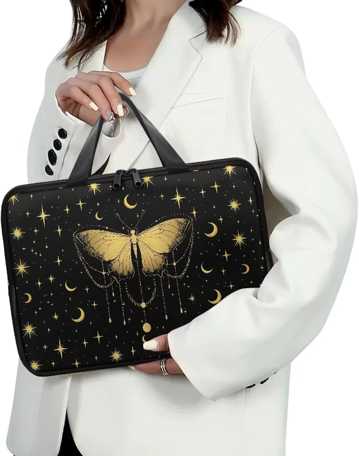Laptop Bag for Women Men Portable Laptop Tote Bag Waterproof Computer Handbag Case Sleeve for Notebooks 10-17inch