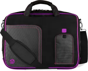 Laptop Messenger Bag for Gateway 14.1-inch Laptop CLT146401, 14.1" Elite, Slim Notebook (Purple)