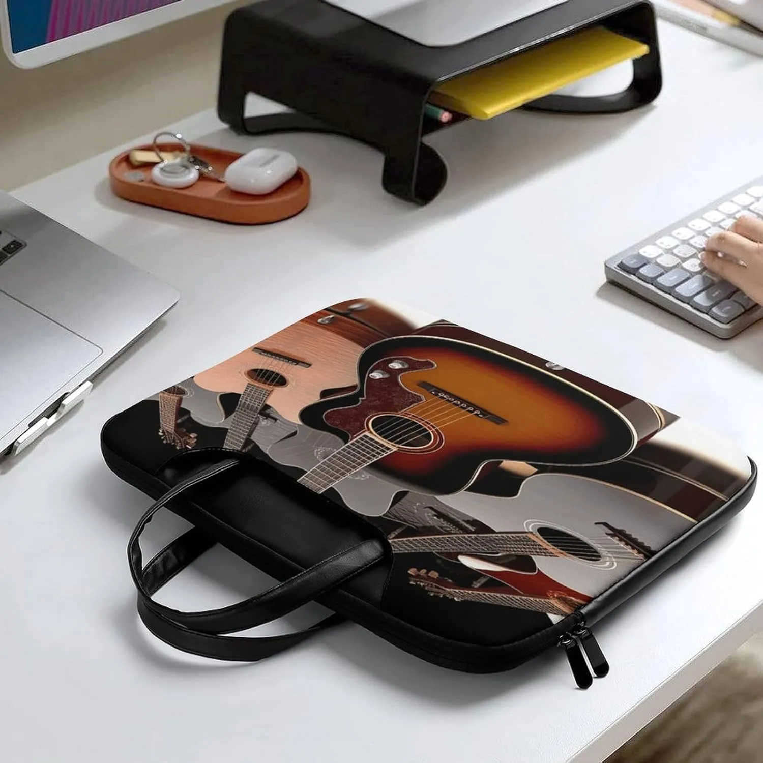 Laptop Shoulder Bag 16.5 Inch Laptop Bag Llama And Alpaca Computer Bag Messenger Bag for Men Women