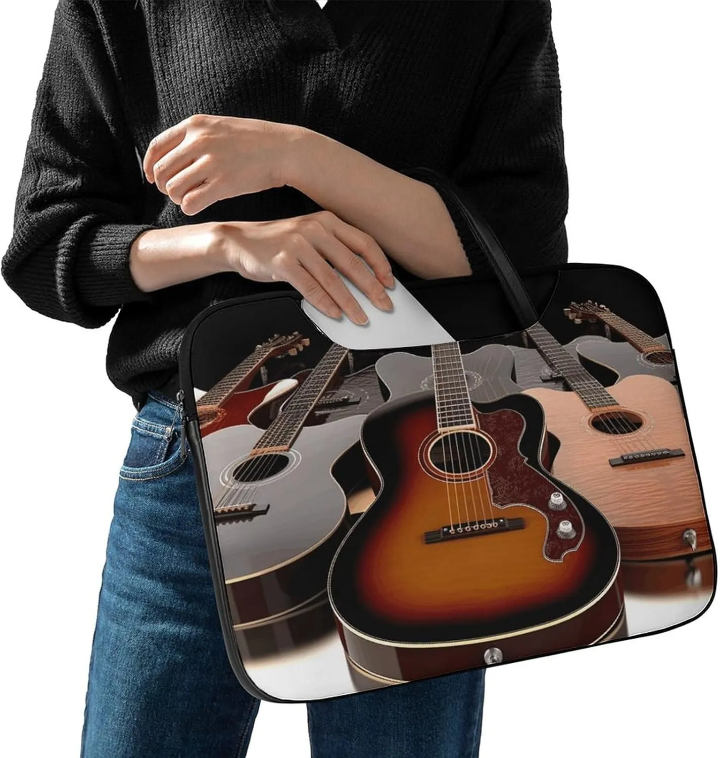 Laptop Shoulder Bag 16.5 Inch Laptop Bag Llama And Alpaca Computer Bag Messenger Bag for Men Women