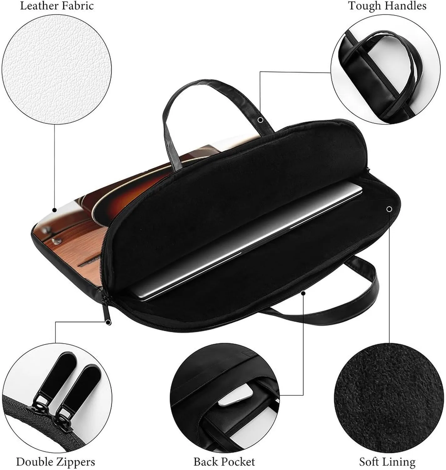 Laptop Shoulder Bag 16.5 Inch Laptop Bag Llama And Alpaca Computer Bag Messenger Bag for Men Women