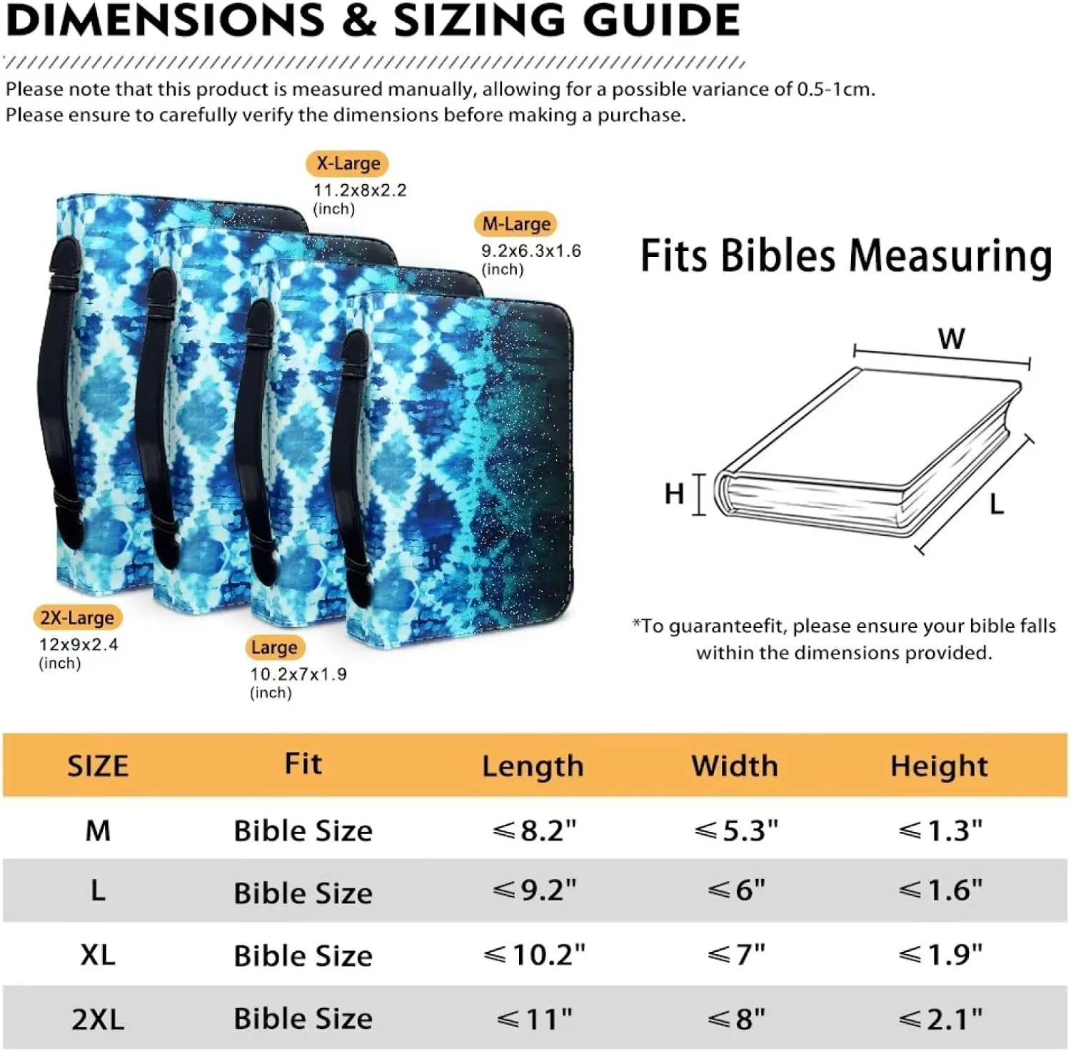 Large Bible Covers Bible Case Leather Bible Covers for Girls Men