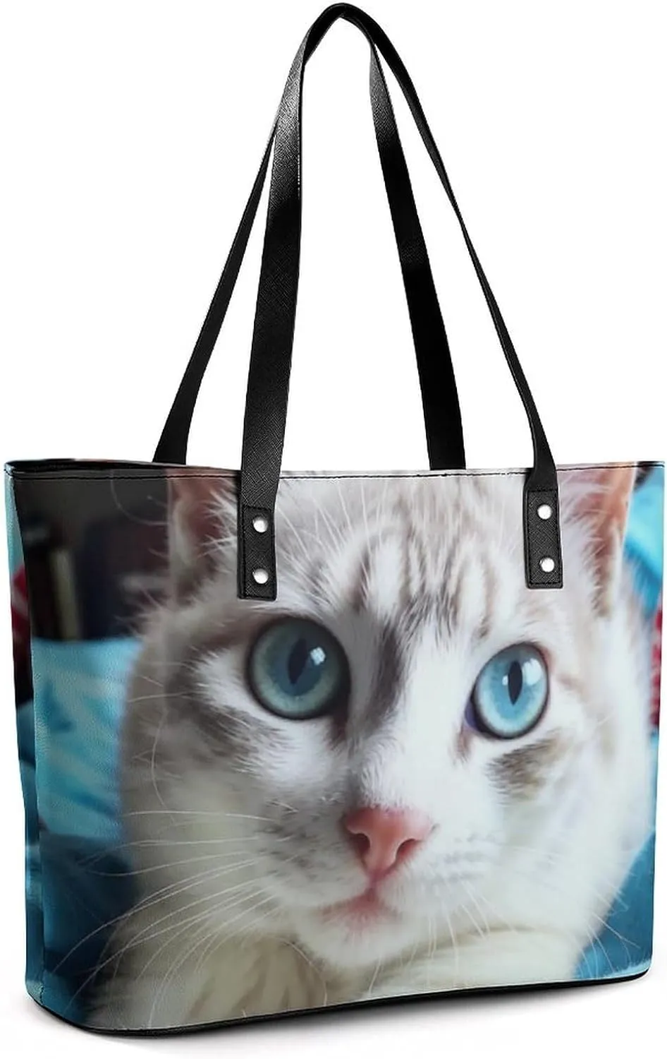 Large Capacity Shoulder Bag for Women PU Leather Shoulder Tote Handbag Clutch Bag Aesthetic Travel Work Picnic