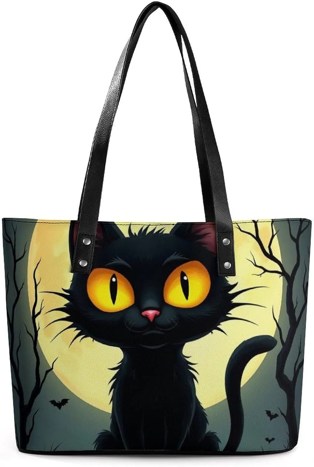 Large Capacity Shoulder Bag for Women PU Leather Shoulder Tote Handbag Clutch Bag Aesthetic Travel Work Picnic