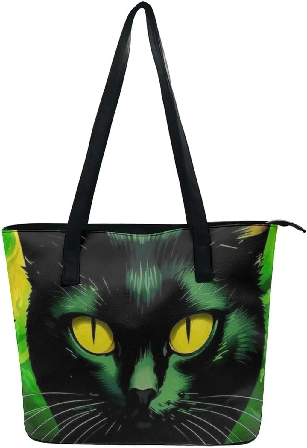 Large Capacity Shoulder Bag for Women PU Leather Shoulder Tote Handbag Clutch Bag Aesthetic Travel Work Picnic