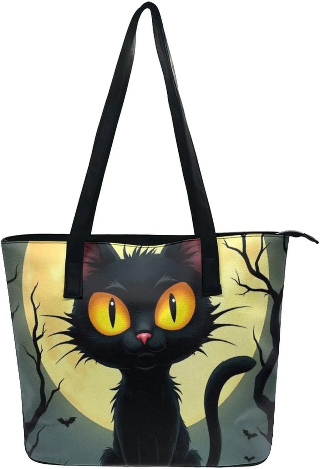 Large Capacity Shoulder Bag for Women PU Leather Shoulder Tote Handbag Clutch Bag Aesthetic Travel Work Picnic