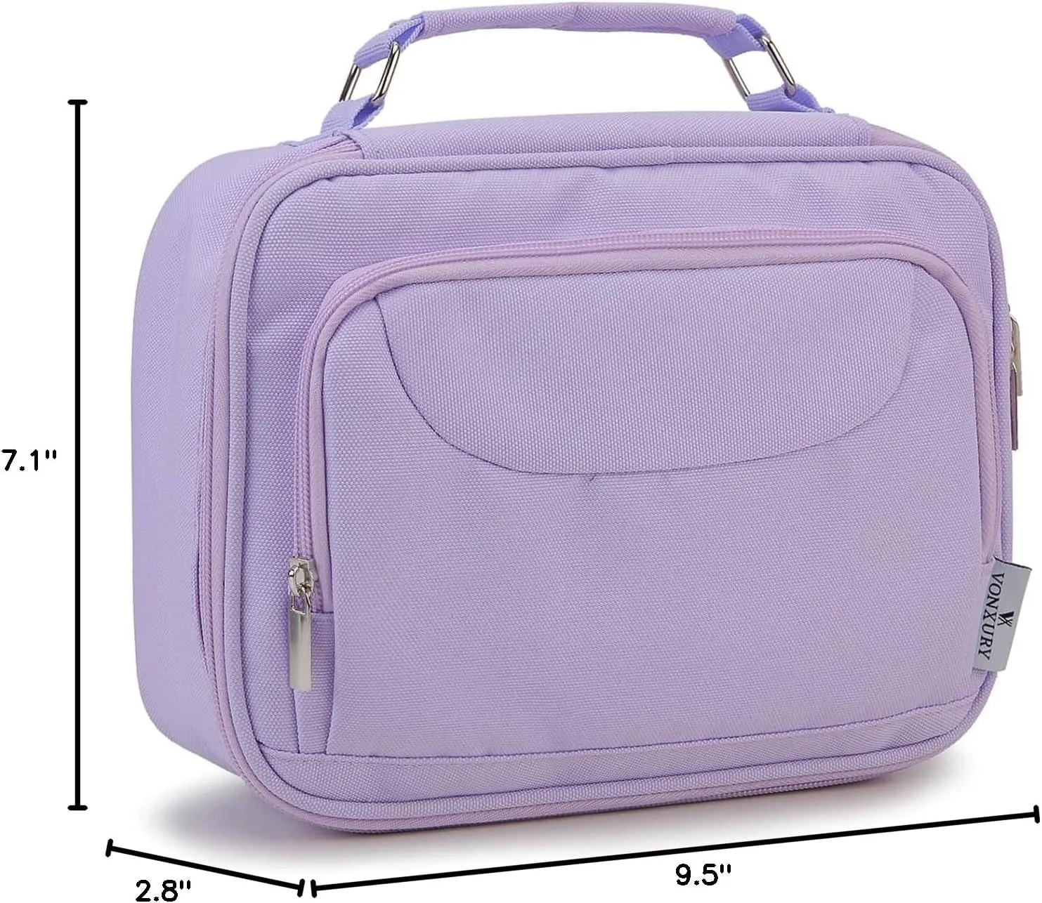 Large Pen Pencil Case,VONXURY High Capacity Art Colored Pencil Pouch Portable Stationery Organizer With 2 Detachable Layers 54 Slots Multiple Zipper Pockets for School Office College