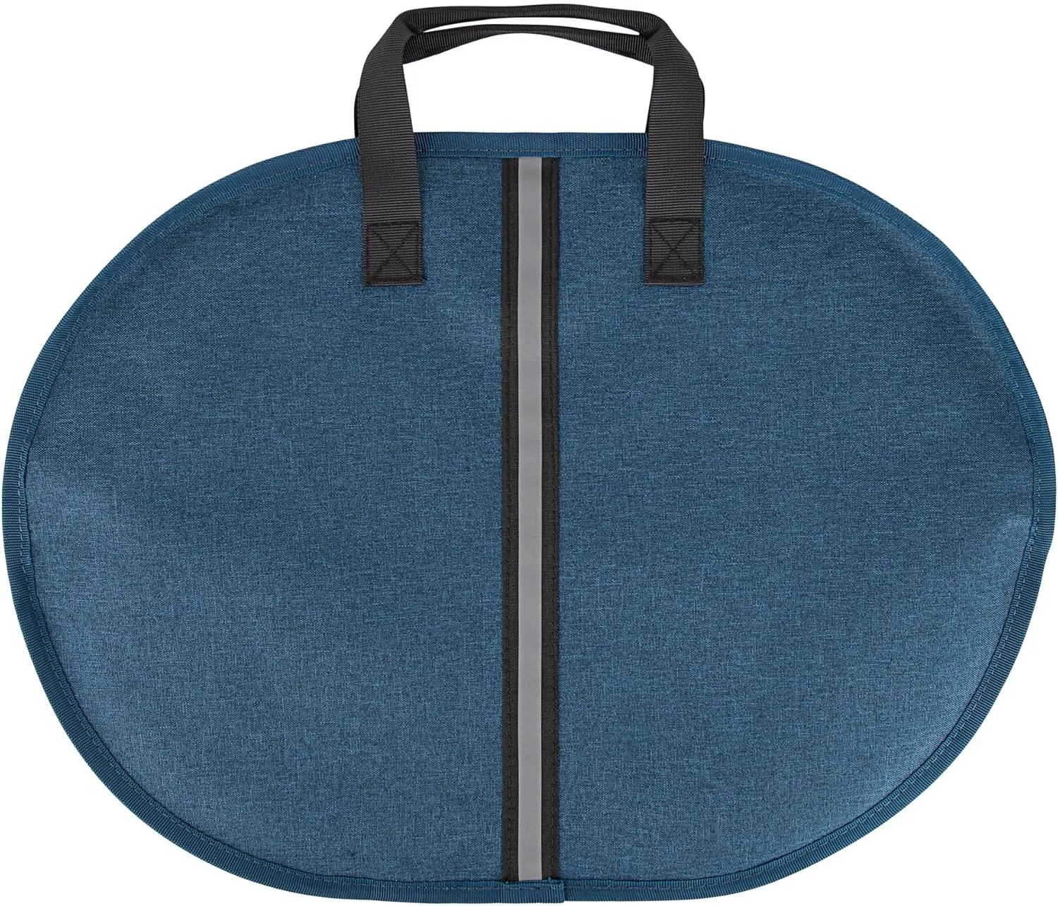 Large Platter Storage Bag- 18" x 13" - Stackable with Padded Interior - China Storage Containers for Plates and Serveware (Dark Blue)