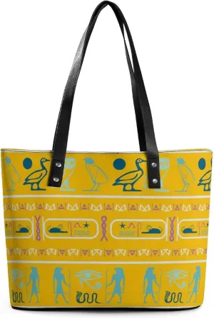 Large Shoulder Bag for Women, PU Leather Beach Tote Bag Waterproof, Swim Gym Shopping Travel Bag Clutch Bag