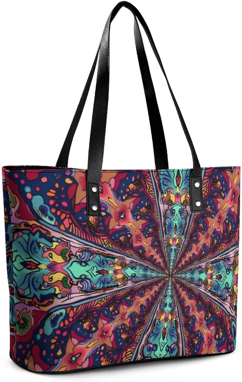 Large Shoulder Bag for Women, PU Leather Beach Tote Bag Waterproof, Swim Gym Shopping Travel Bag Clutch Bag
