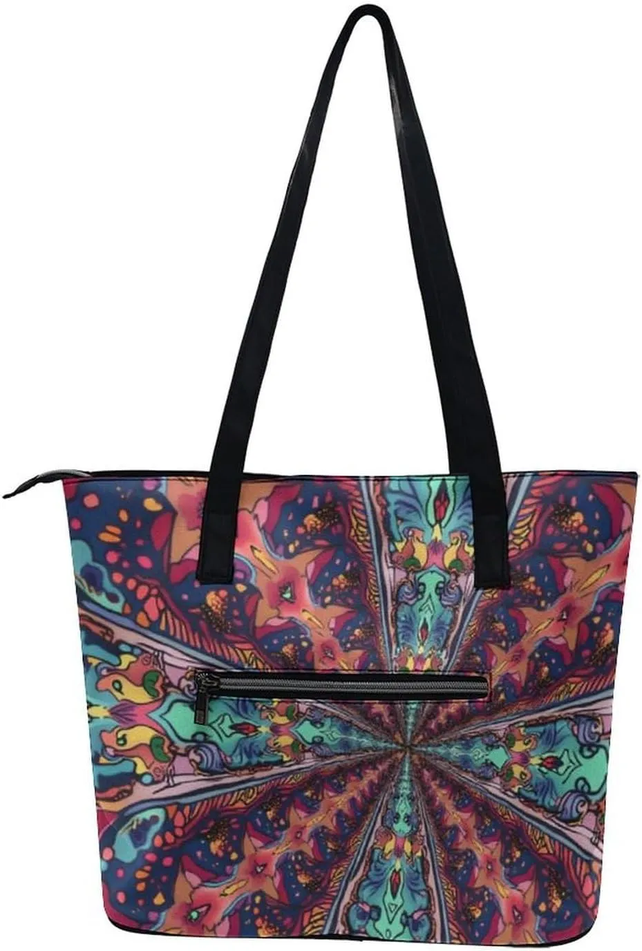 Large Shoulder Bag for Women, PU Leather Beach Tote Bag Waterproof, Swim Gym Shopping Travel Bag Clutch Bag