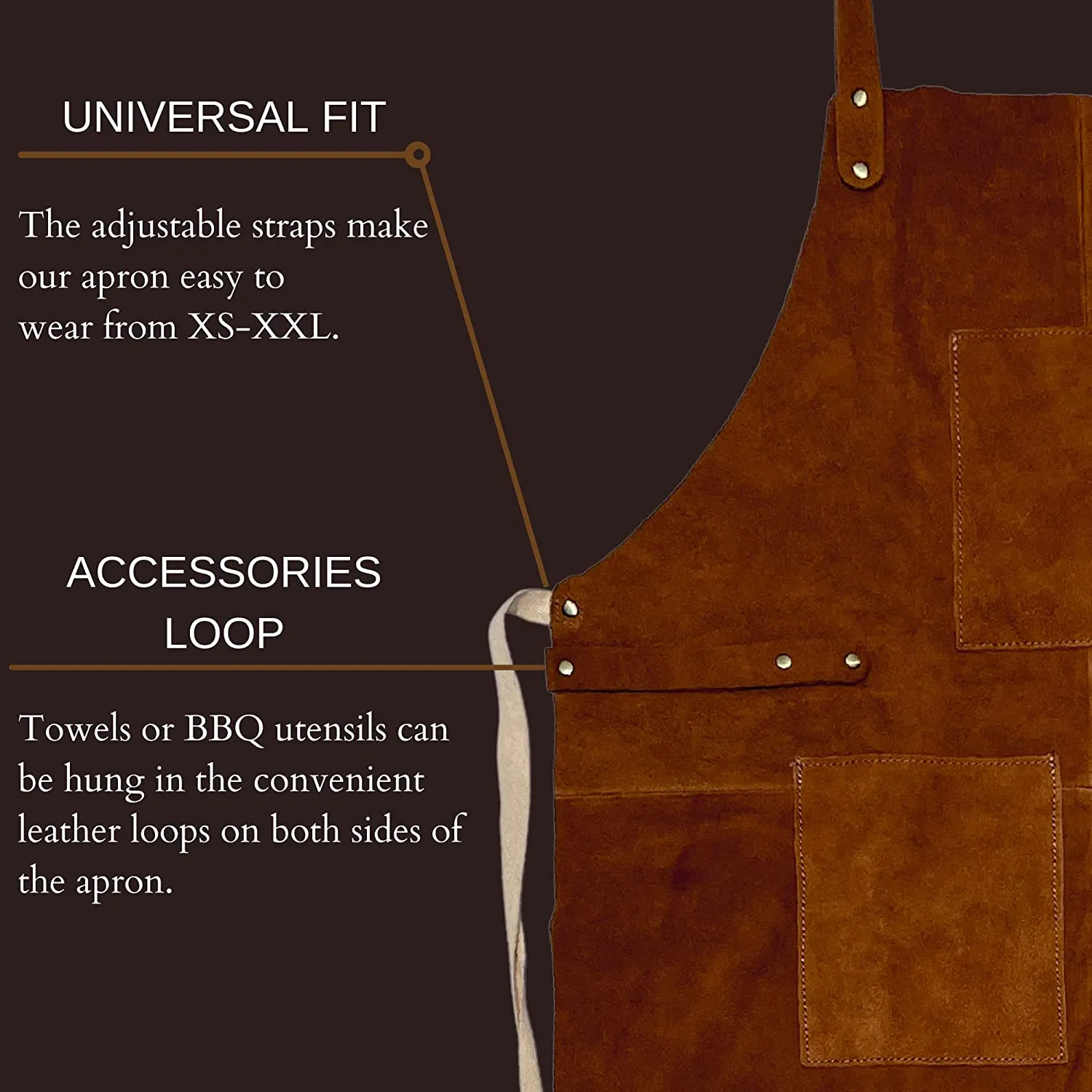 Leather Aprons for BBQ - Leather apron for men blacksmith apron