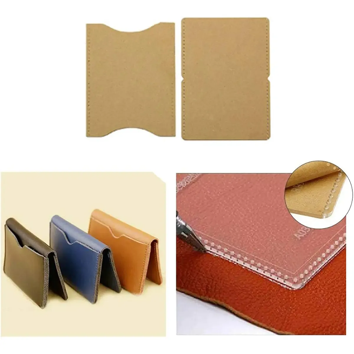 Leather Card Holder Acrylic Template