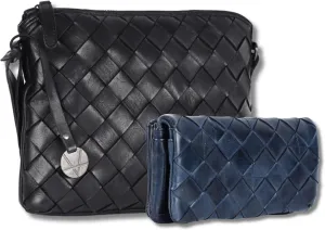 Leather Crossbody bag & Wallets for Women, Wallet for Ladies Zipper Coin Purse