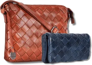 Leather Crossbody bag & Wallets for Women, Wallet for Ladies Zipper Coin Purse