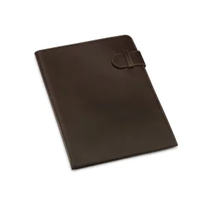 Leather Document Folder - Brown