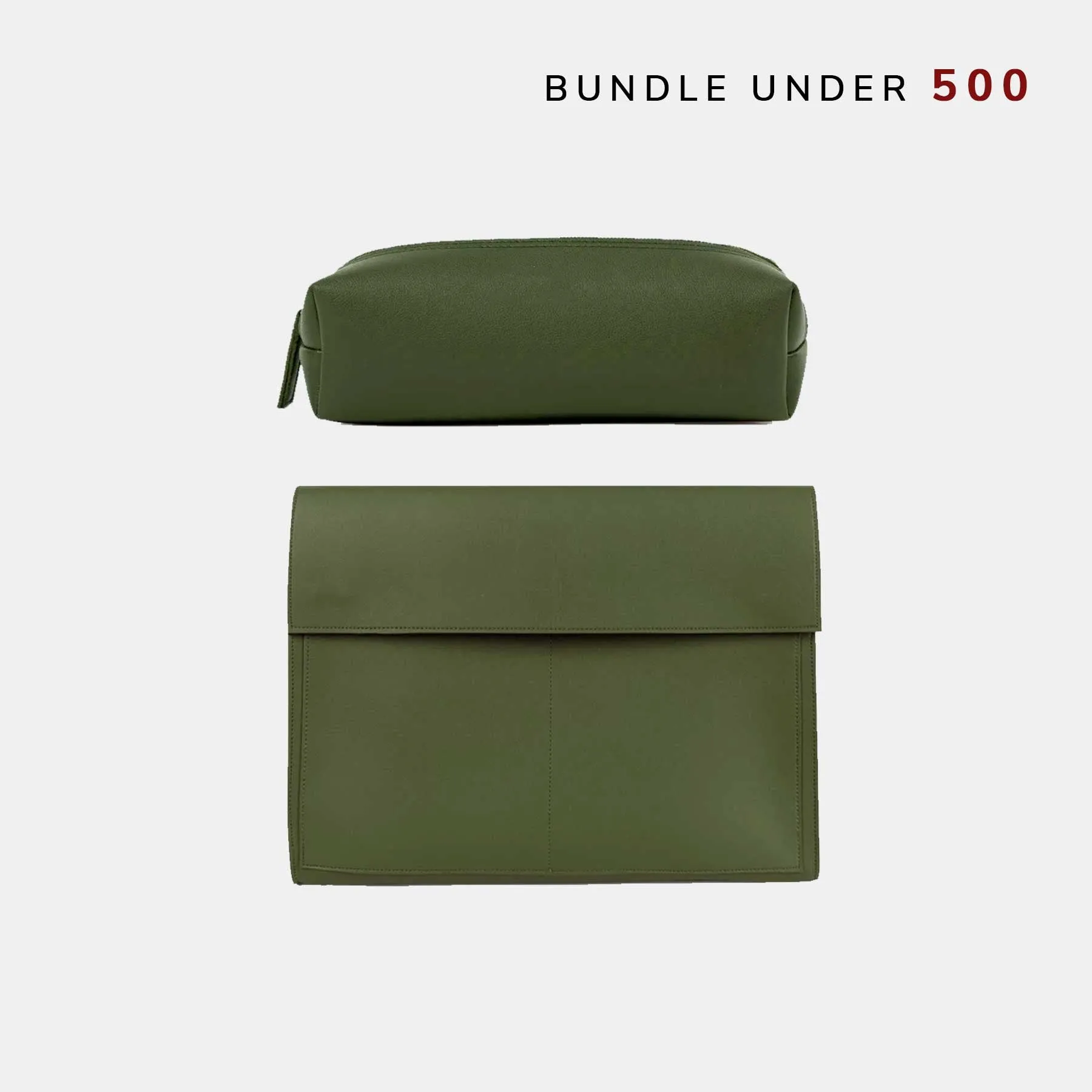 Leather Document Holder   Mini Case