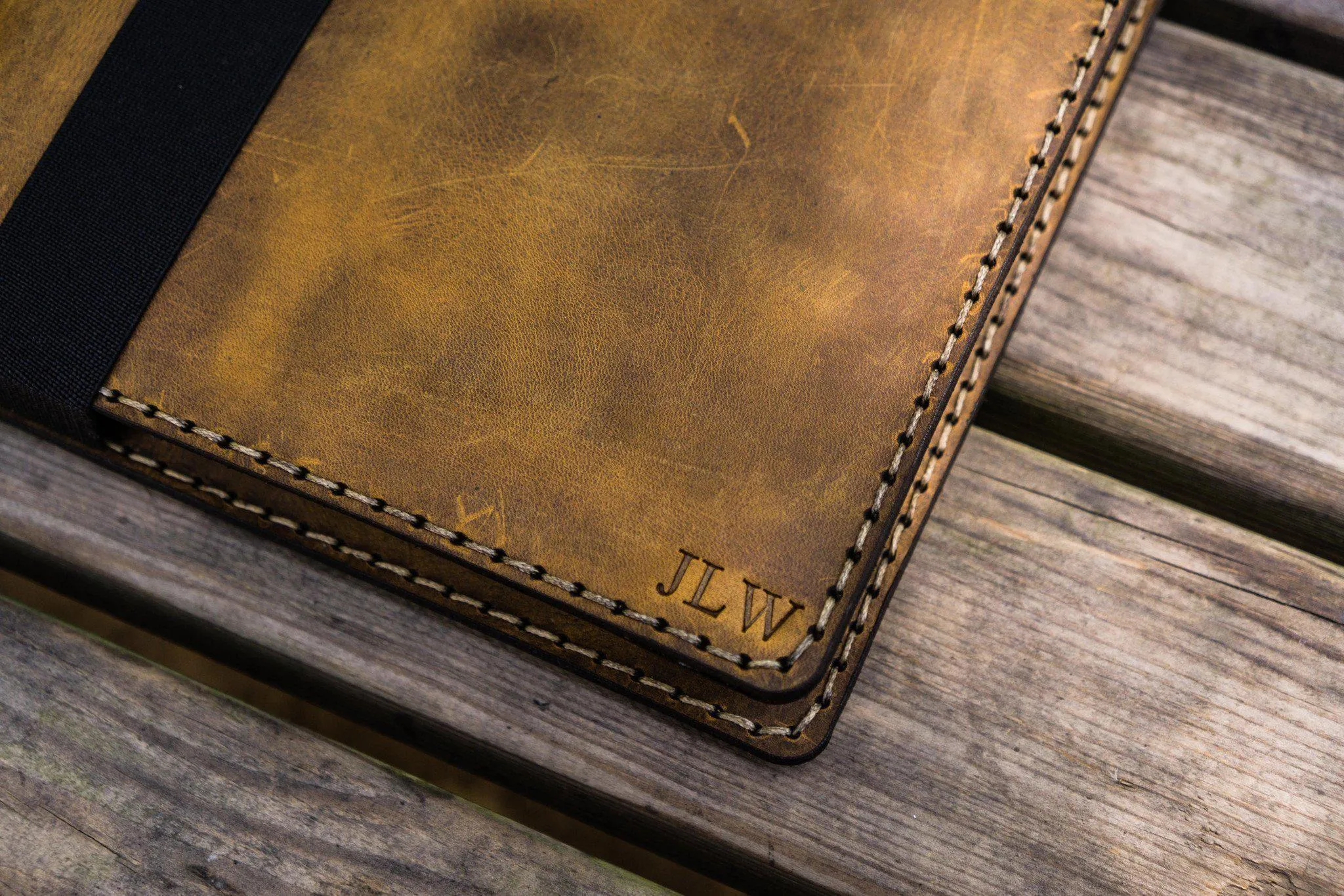 Leather Leuchtturm1917 B5 Notebook & iPad Air/Pro Cover - Crazy Horse Leather