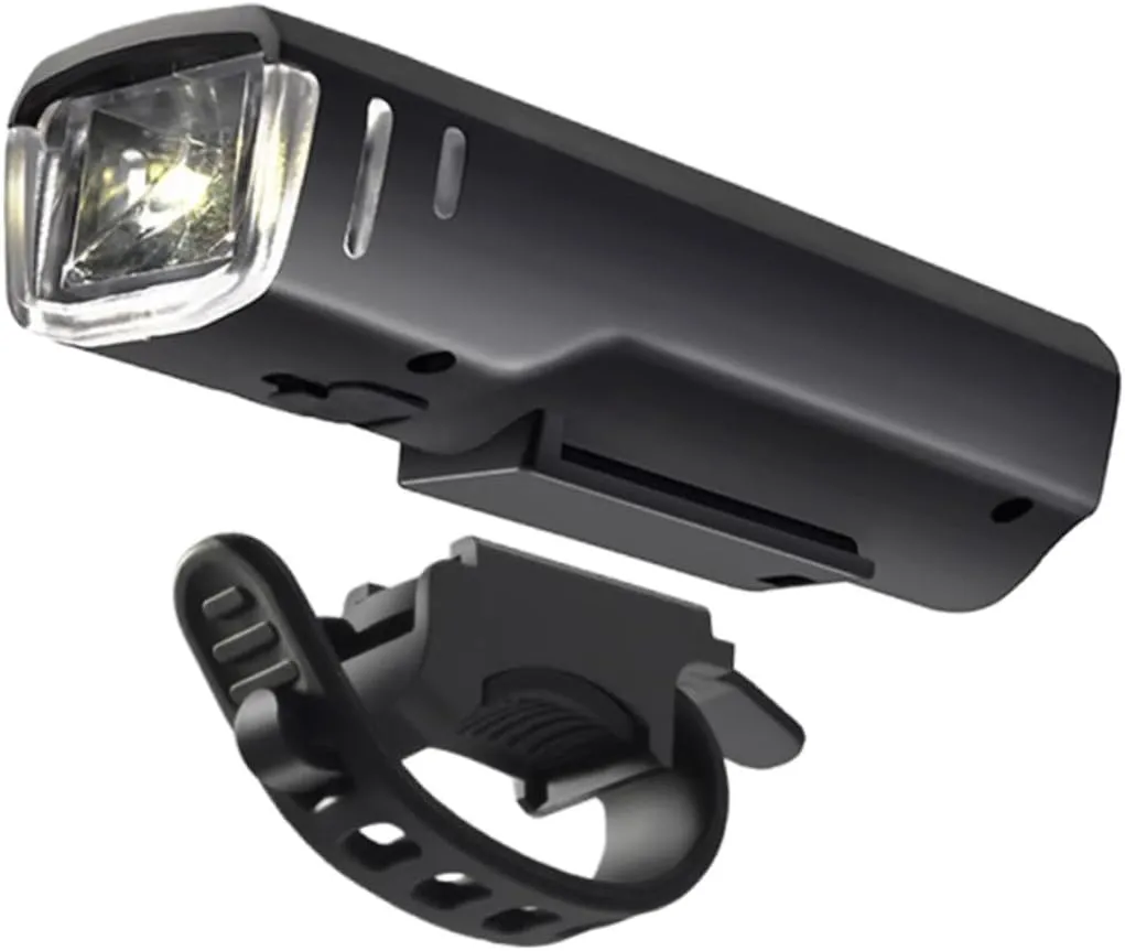 Led Headlight for Bike Portable Bike Sensor Compact USB Charging Modes for Mountain Riding Easy to Install and Remove Black